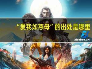 “爱我如慈母”的出处是哪里