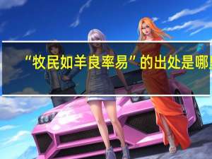 “牧民如羊良率易”的出处是哪里