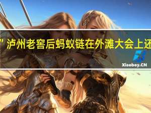 “牵手”泸州老窖后 蚂蚁链在外滩大会上还将有大动作