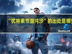 “犹将素节混沌沙”的出处是哪里