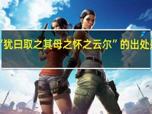 “犹曰取之其母之怀之云尔”的出处是哪里