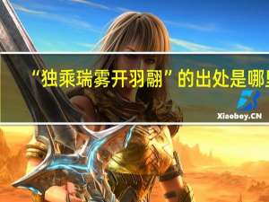 “独乘瑞雾开羽翮”的出处是哪里