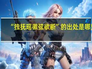 “独抚瑶徽弦欲断”的出处是哪里