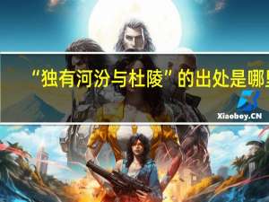 “独有河汾与杜陵”的出处是哪里