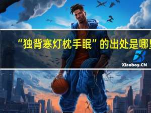 “独背寒灯枕手眠”的出处是哪里