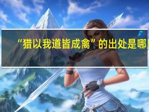 “猎以我道皆成禽”的出处是哪里