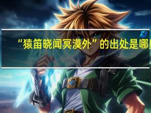 “猿笛晓闻冥漠外”的出处是哪里