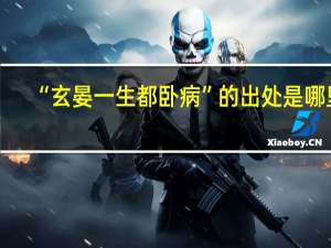 “玄晏一生都卧病”的出处是哪里