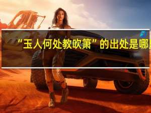 “玉人何处教吹箫”的出处是哪里