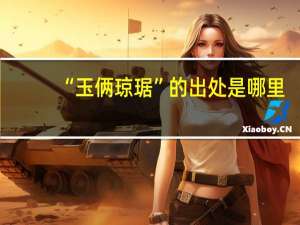 “玉俩琼琚”的出处是哪里