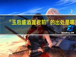 “玉卮盛酒置君前”的出处是哪里