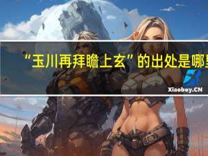 “玉川再拜瞻上玄”的出处是哪里