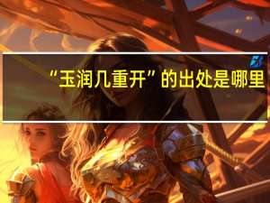 “玉润几重开”的出处是哪里