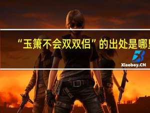 “玉箫不会双双侣”的出处是哪里