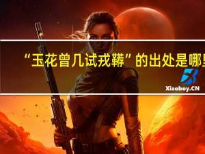 “玉花曾几试戎鞯”的出处是哪里