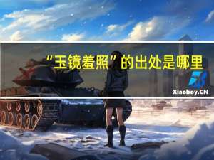 “玉镜羞照”的出处是哪里