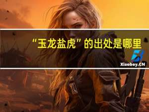 “玉龙盐虎”的出处是哪里