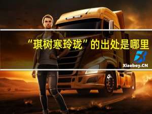 “琪树寒玲珑”的出处是哪里