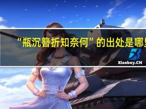 “瓶沉簪折知奈何”的出处是哪里