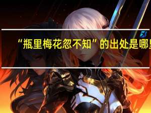 “瓶里梅花忽不知”的出处是哪里