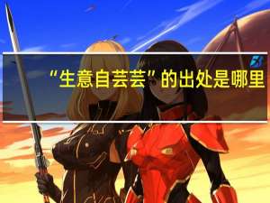 “生意自芸芸”的出处是哪里