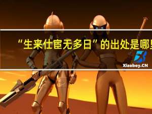 “生来仕宦无多日”的出处是哪里