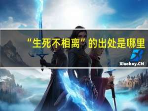 “生死不相离”的出处是哪里