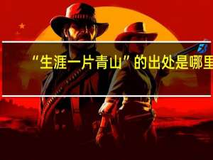 “生涯一片青山”的出处是哪里