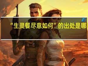 “生灵餐尽意如何”的出处是哪里