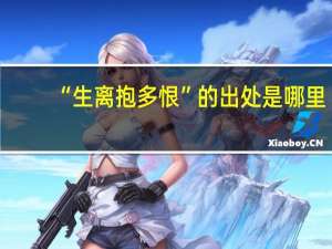 “生离抱多恨”的出处是哪里