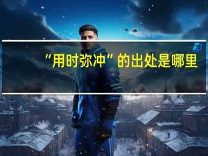 “用时弥冲”的出处是哪里