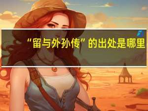 “留与外孙传”的出处是哪里