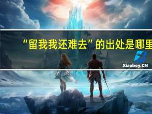 “留我我还难去”的出处是哪里