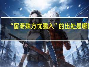 “留滞殊方忧鵩入”的出处是哪里