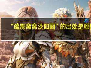 “疏影离离淡如画”的出处是哪里