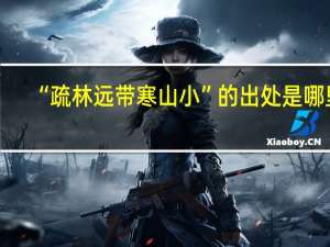 “疏林远带寒山小”的出处是哪里