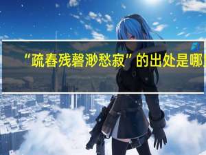 “疏舂残磬渺愁寂”的出处是哪里