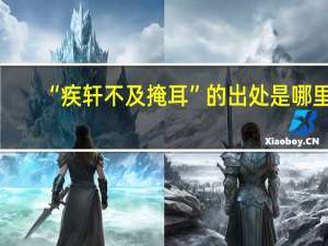 “疾轩不及掩耳”的出处是哪里