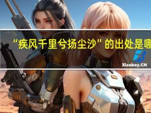 “疾风千里兮扬尘沙”的出处是哪里
