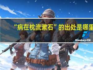 “病在枕流漱石”的出处是哪里