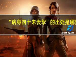 “病身四十未妻孥”的出处是哪里