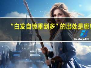 “白发自惊重到多”的出处是哪里