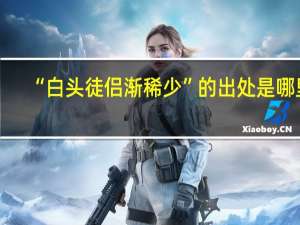 “白头徒侣渐稀少”的出处是哪里
