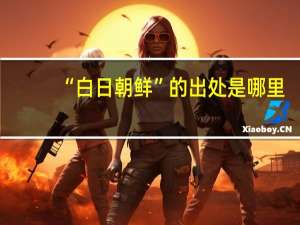 “白日朝鲜”的出处是哪里
