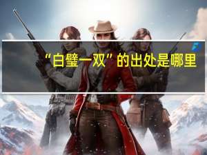 “白璧一双”的出处是哪里