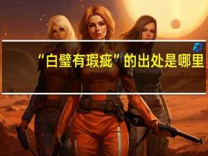 “白璧有瑕疵”的出处是哪里