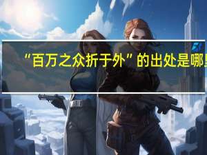 “百万之众折于外”的出处是哪里