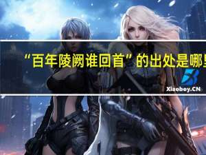 “百年陵阙谁回首”的出处是哪里
