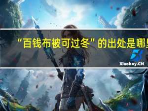 “百钱布被可过冬”的出处是哪里