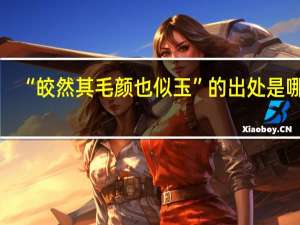 “皎然其毛颜也似玉”的出处是哪里